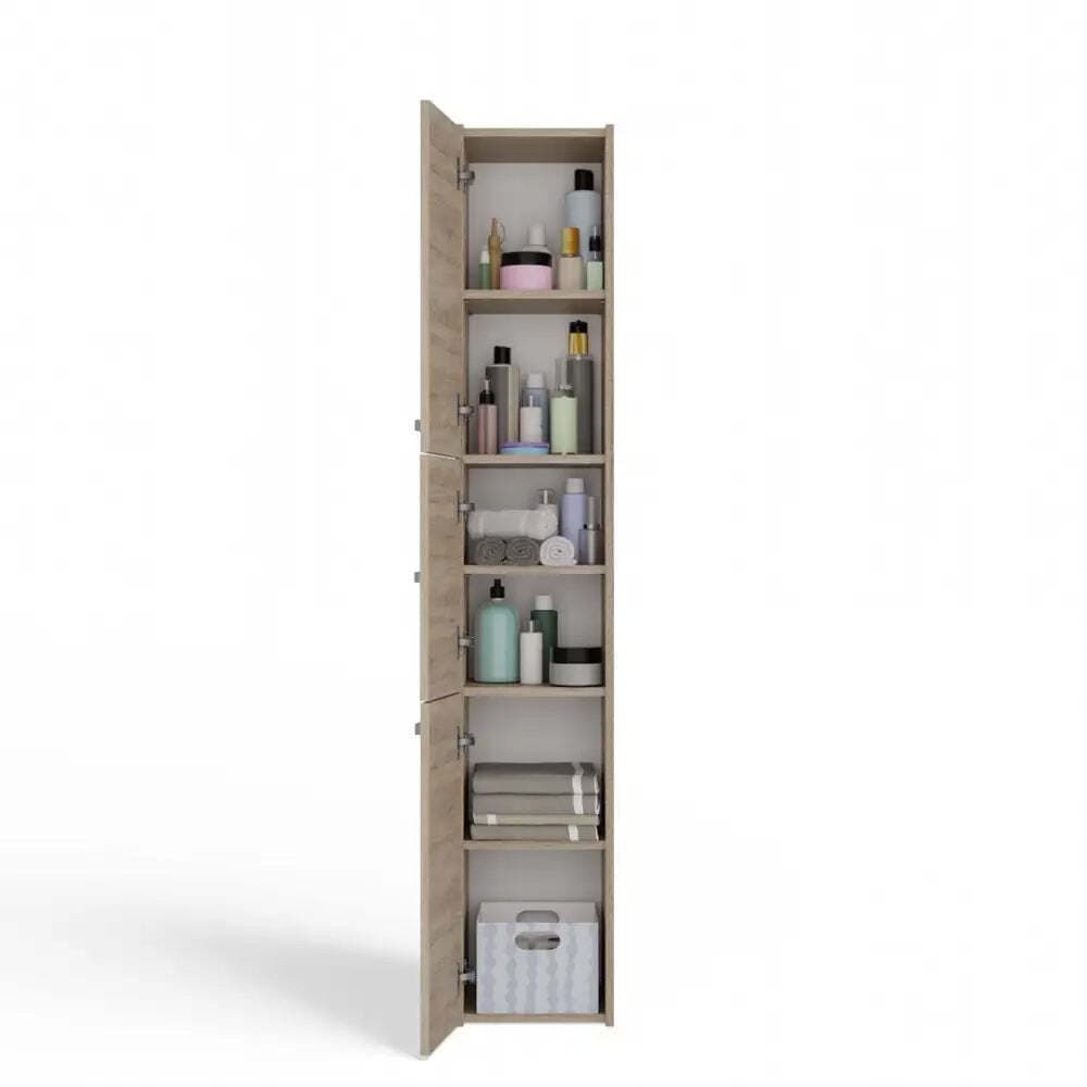 Topeshop S33 Στήλη Μπάνιου Τοίχου Μ30xΒ30xΥ170cm Sonoma 9