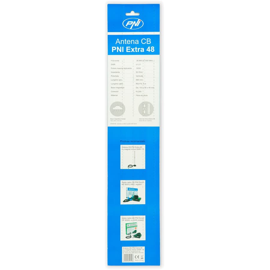 Pni Extra 48 Cb Antenna 45 Cm Length Fiber Glass Included Magnet 10