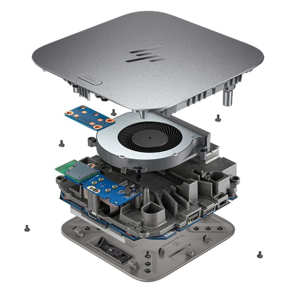 HP Thunderbolt 4 Ultra 180W G6 Thunderbolt 4 Docking Station με HDMI/DisplayPort 4K PD Ethernet και σύνδεση 2 Οθονών Γκρι 5