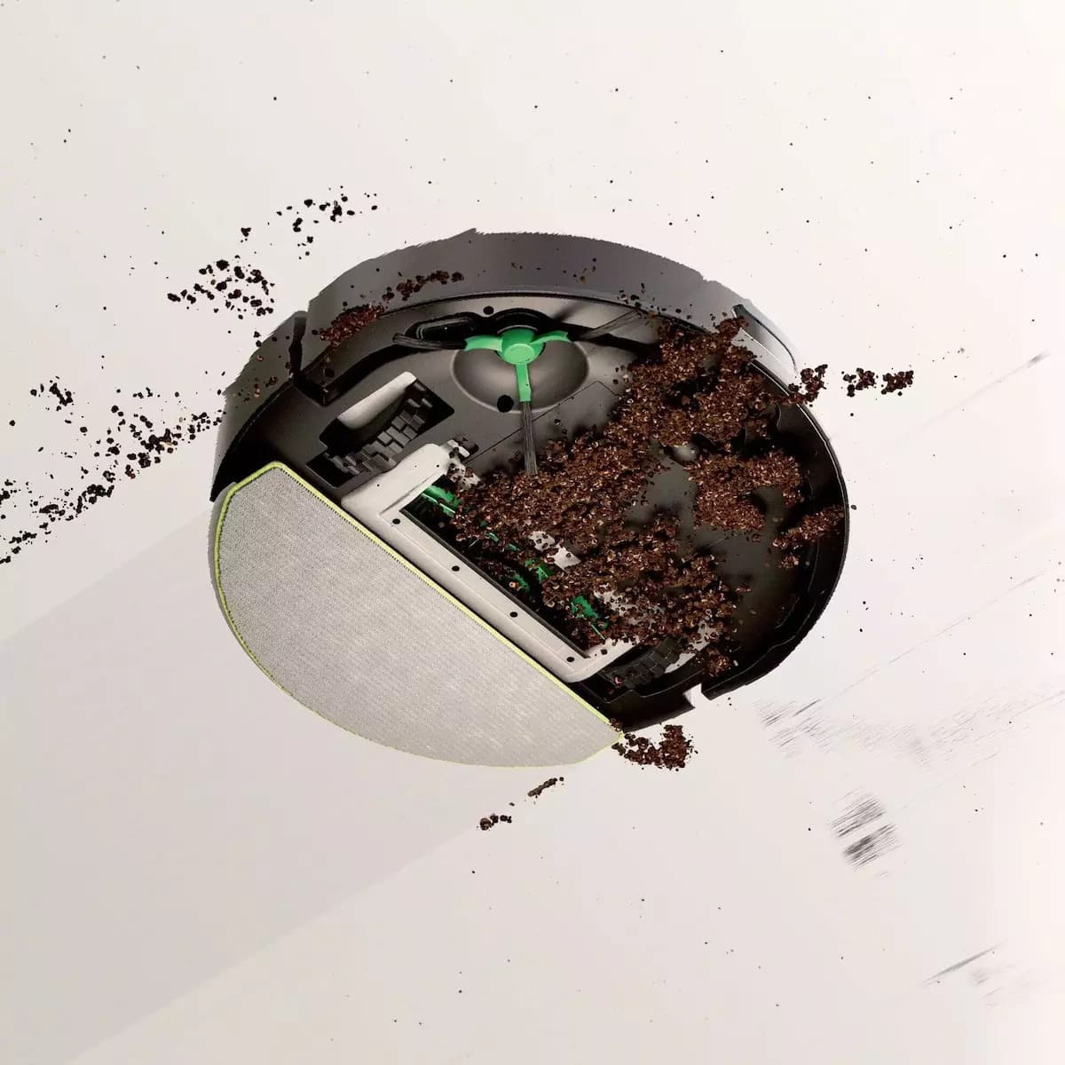 iRobot Roomba 105 Combo + AutoEmpty Σκούπα Ρομπότ με Χαρτογράφηση Laser & Απορρόφηση 7000Pa Μαύρη 2