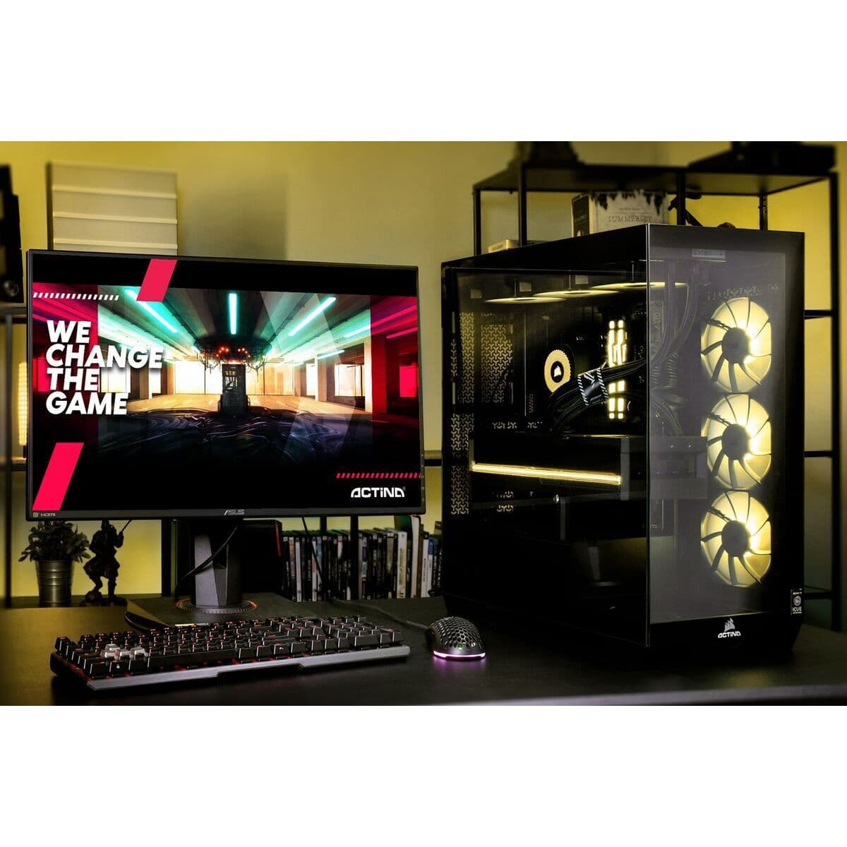 Actina KOMACNGIP0208 Gaming Desktop PC (Ryzen 9-7900X/32GB DDR5/2TB SSD/No OS) 5