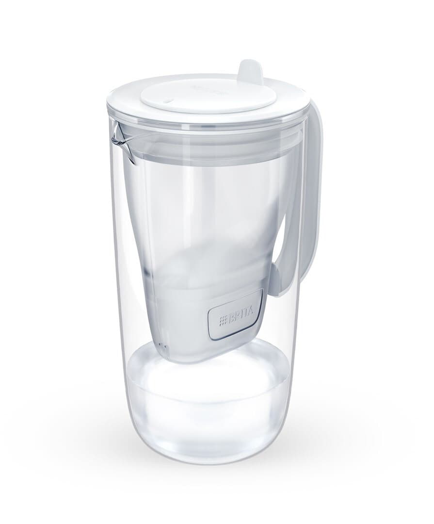 Brita Glass Κανάτα Σερβιρίσματος Πλαστική Grey με Φίλτρο 2500ml 7