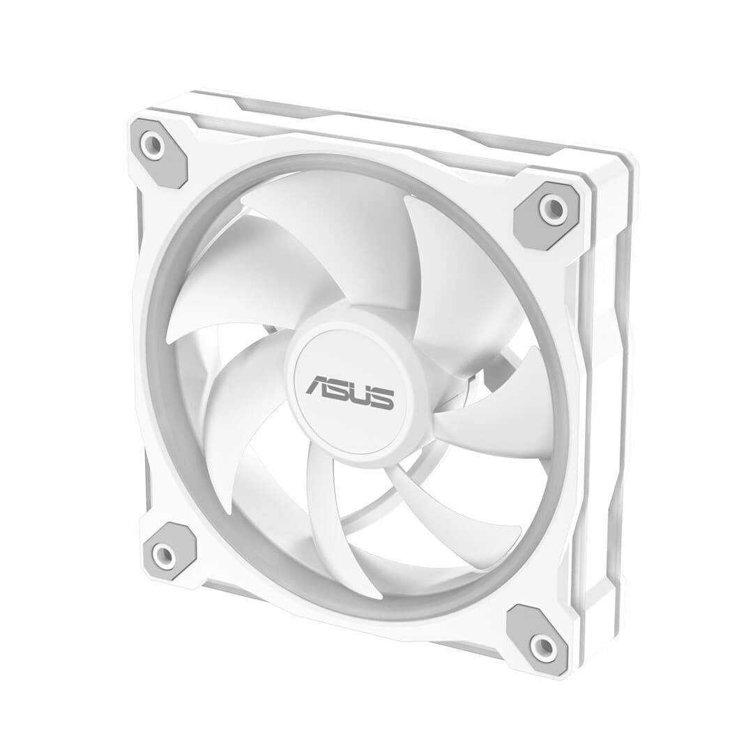 Asus Prime MR120 Case Fan (1600rpm / 58cfm) με ARGB Φωτισμό και Σύνδεση 4-Pin PWM Λευκό 10