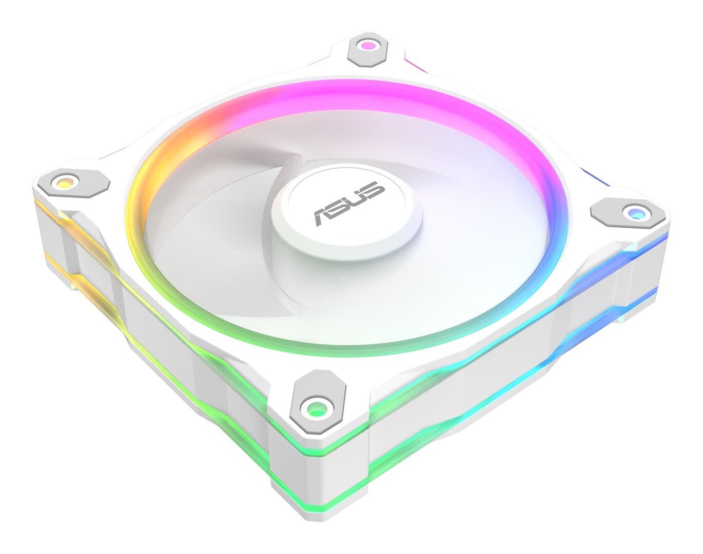 Asus Prime MR120 Reverse Blade Case Fan (1600rpm / 58cfm) με ARGB Φωτισμό και Σύνδεση 4-Pin PWM Λευκό 7