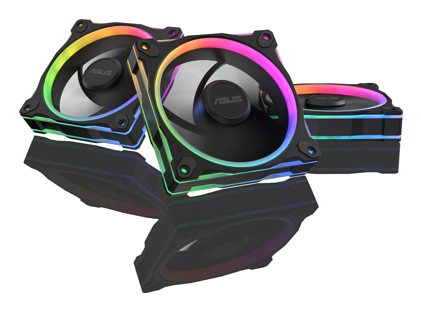 Asus Prime MR120 Reverse Blade Case Fan (1600rpm) με ARGB Φωτισμό και Σύνδεση 4-Pin PWM 3τμχ 5