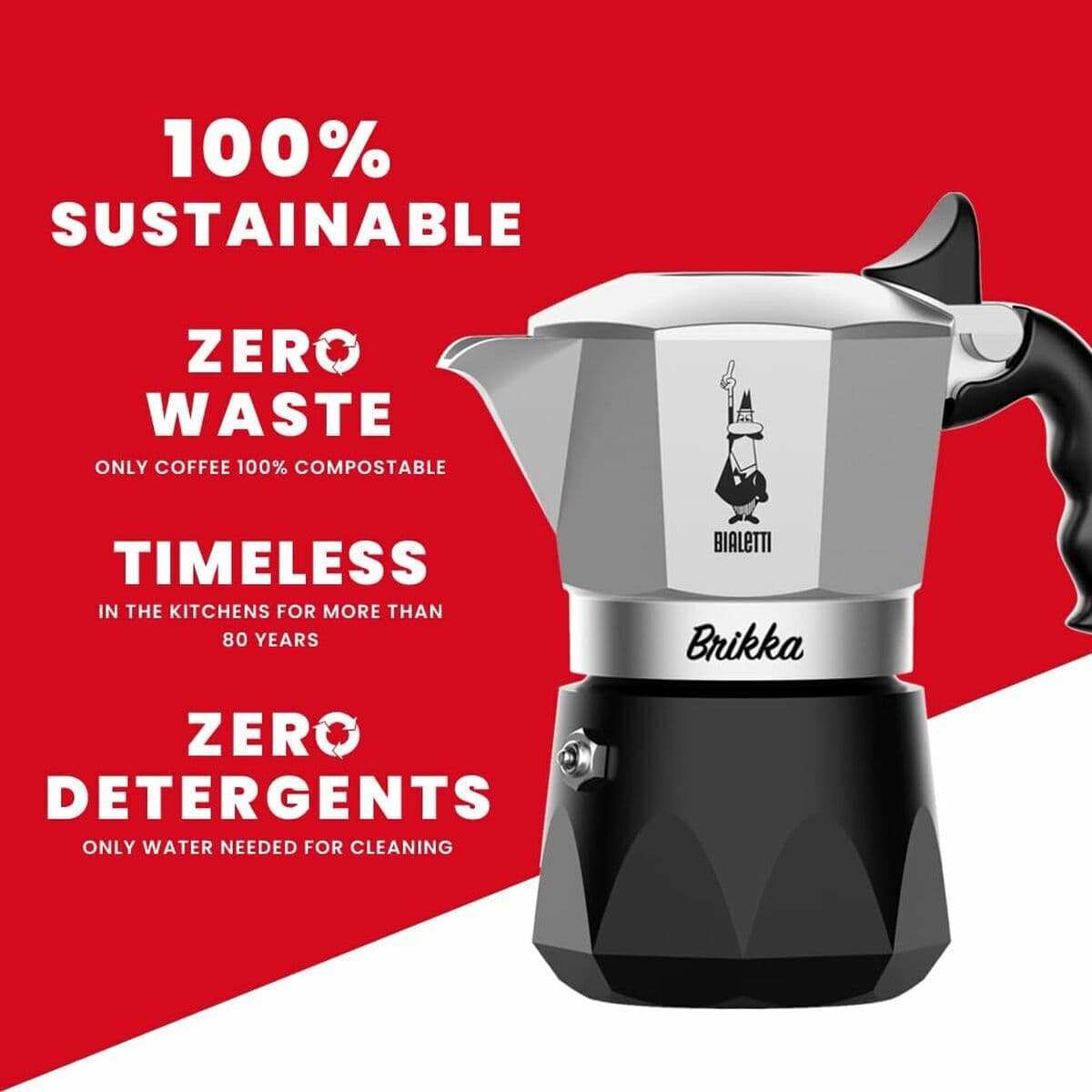 Bialetti Brikka Μπρίκι Espresso 4cups Ασημί 0002023 3