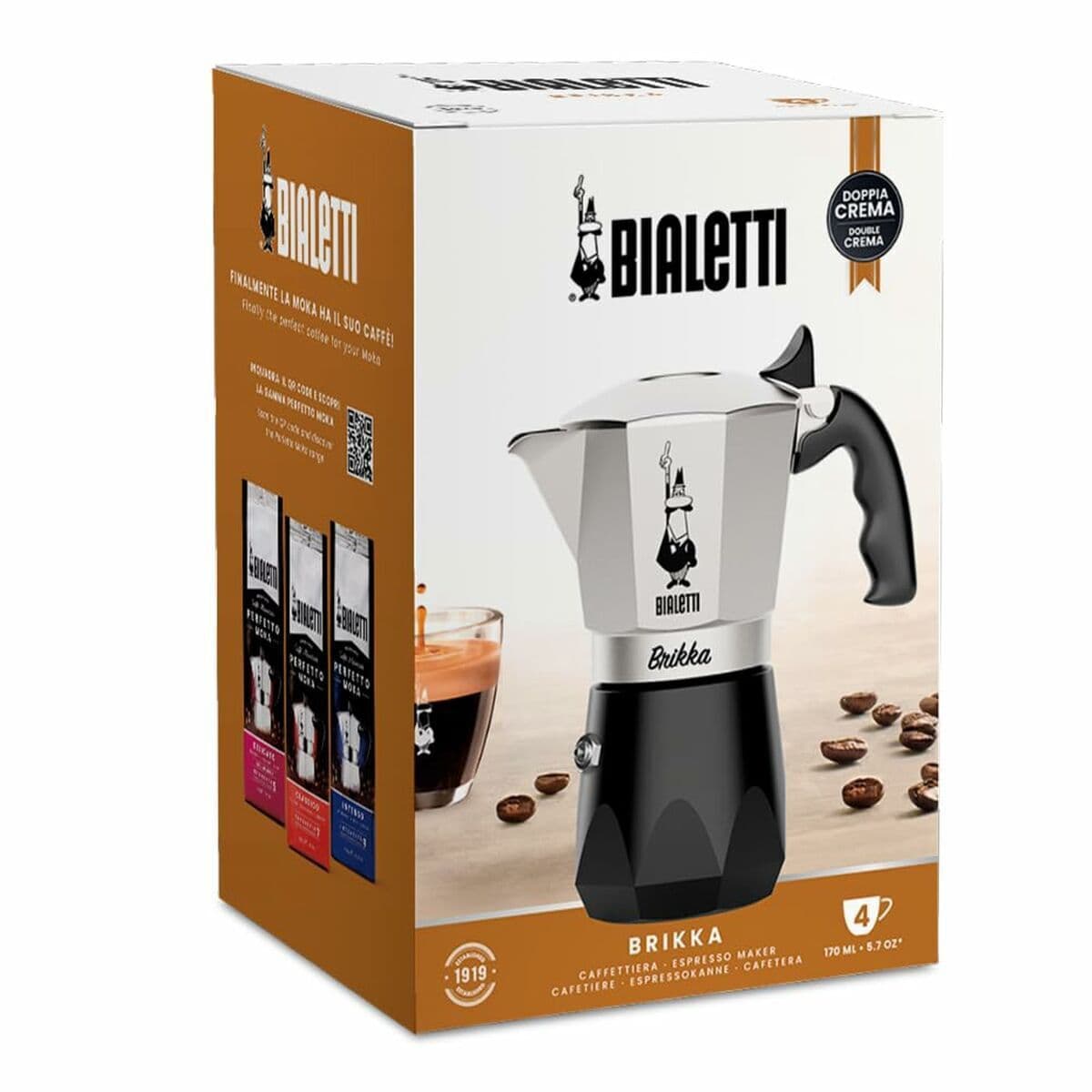 Bialetti Brikka Μπρίκι Espresso 4cups Ασημί 0002023 4