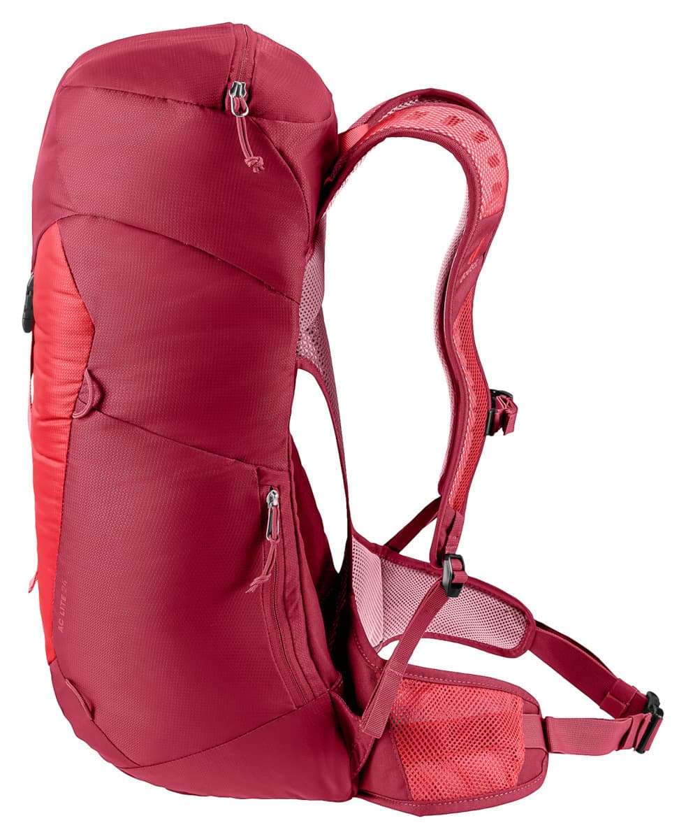 Deuter Ac Lite Ορειβατικό Σακίδιο 24lt Αδιάβροχο Κόκκινο Daypack 4