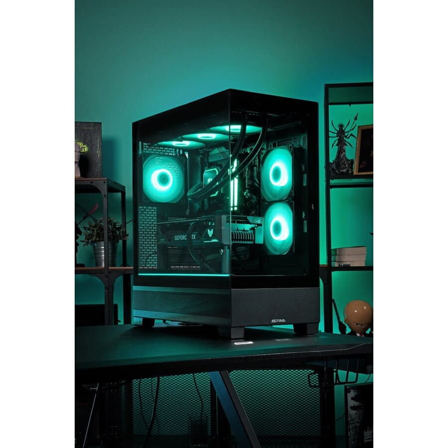 Actina Gaming Desktop PC (Ryzen 9-7900/32GB DDR5/1TB SSD/No OS) 16