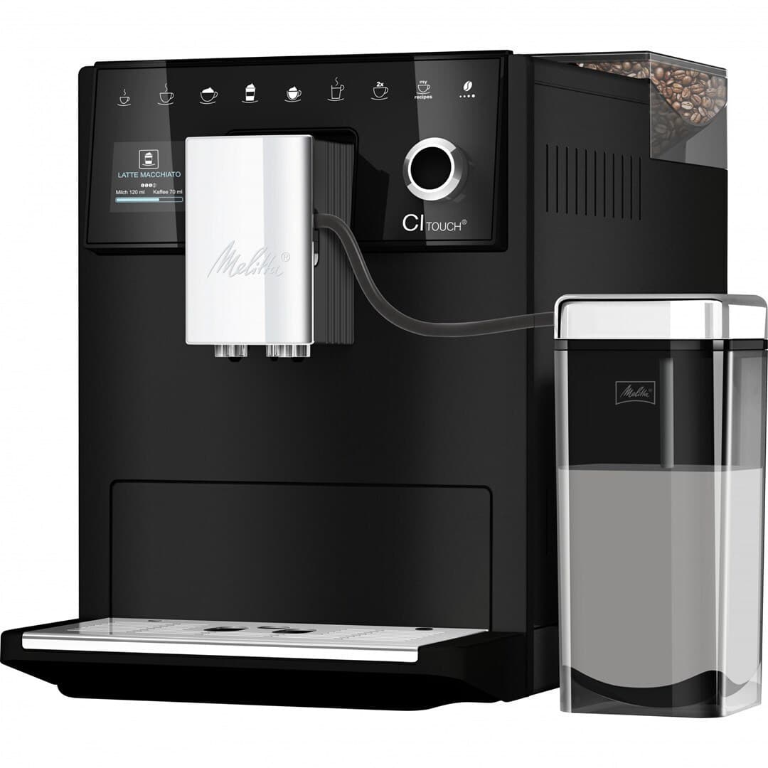 Melitta Latteselect Αυτόματη Μηχανή Espresso 1400W Πίεσης 15bar με Μύλο Άλεσης Μαύρη F63/0-212 3