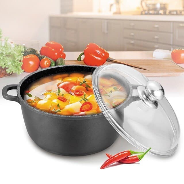 Maestro Βαθιά Κατσαρόλα από Αλουμίνιο 2.1lt / 20cm MR-4620C 5