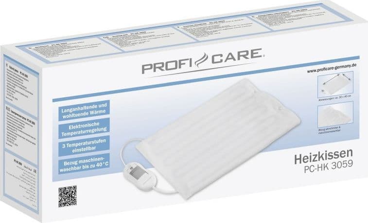 ProfiCare PC-HK 3059 293331 Ηλεκτρική Θερμοφόρα Γενικής Χρήσης Λευκή 30x40εκ. 8