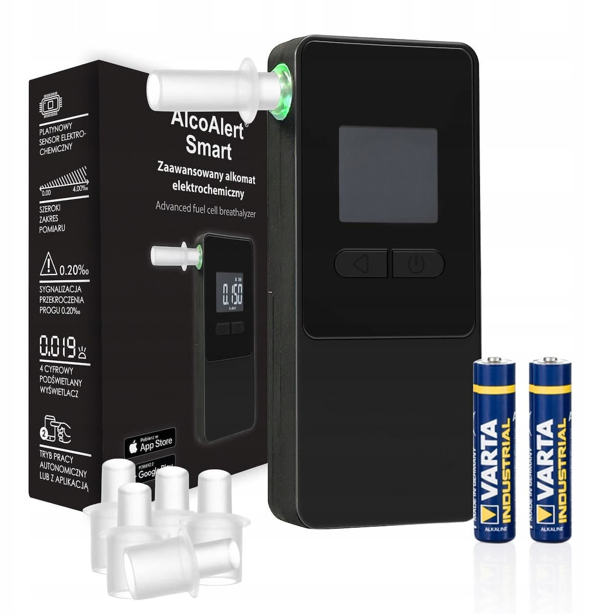 Electrochemical Breathalyzer Alcoalert Smart Ψηφιακός Μετρητής Αλκοόλ 4