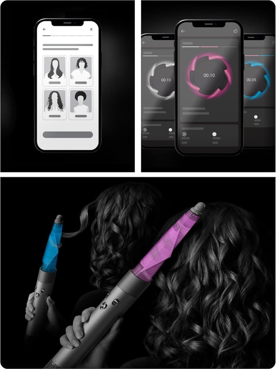Dyson HS08 Airwrap i.d. Curly + Coily Ηλεκτρική Βούρτσα με Αέρα για Ίσιωμα και Μπούκλες 1300W 533735-01 9