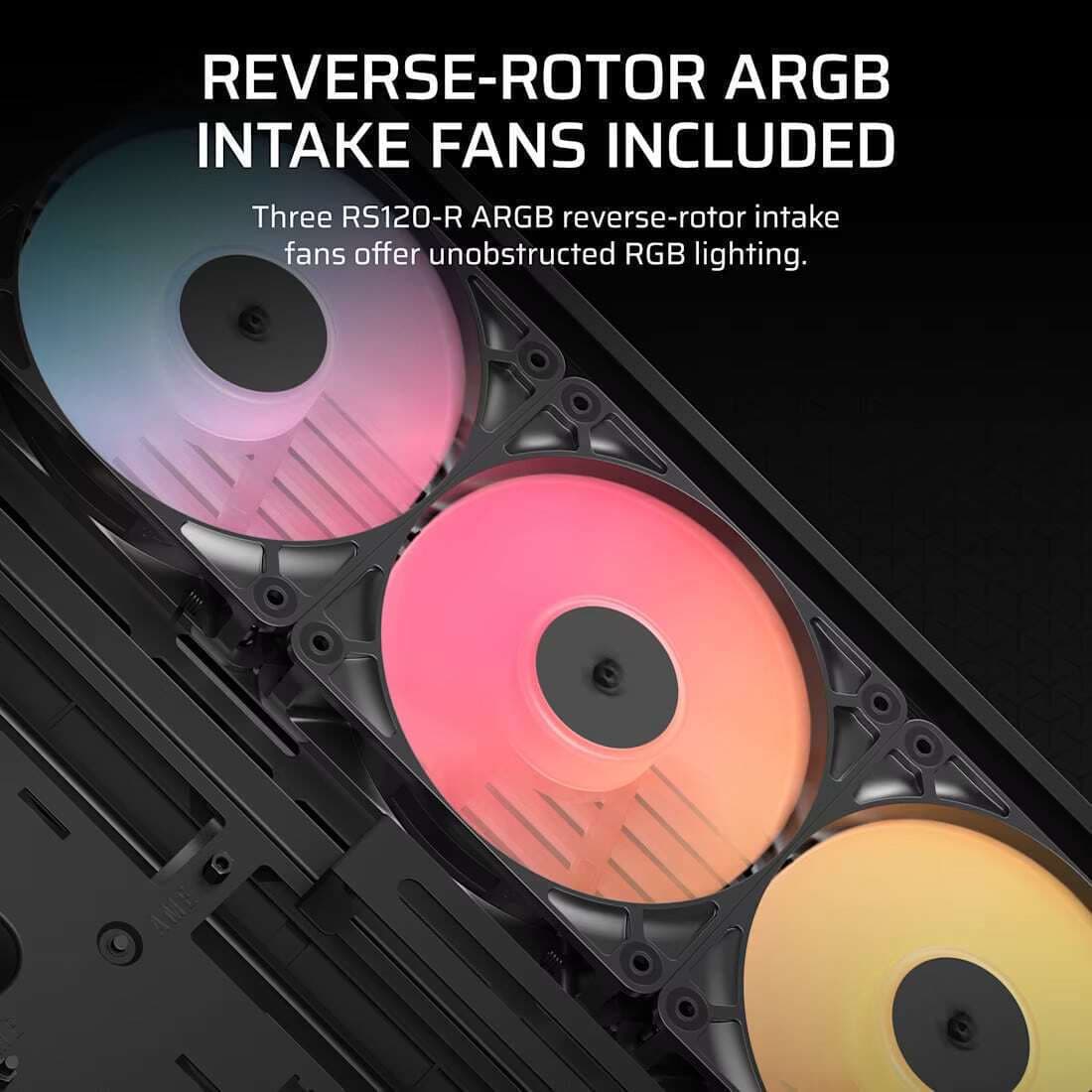 Corsair Frame 4500X RS-R ARGB Gaming Midi Tower Κουτί Υπολογιστή με Πλαϊνό Παράθυρο Μαύρο 6