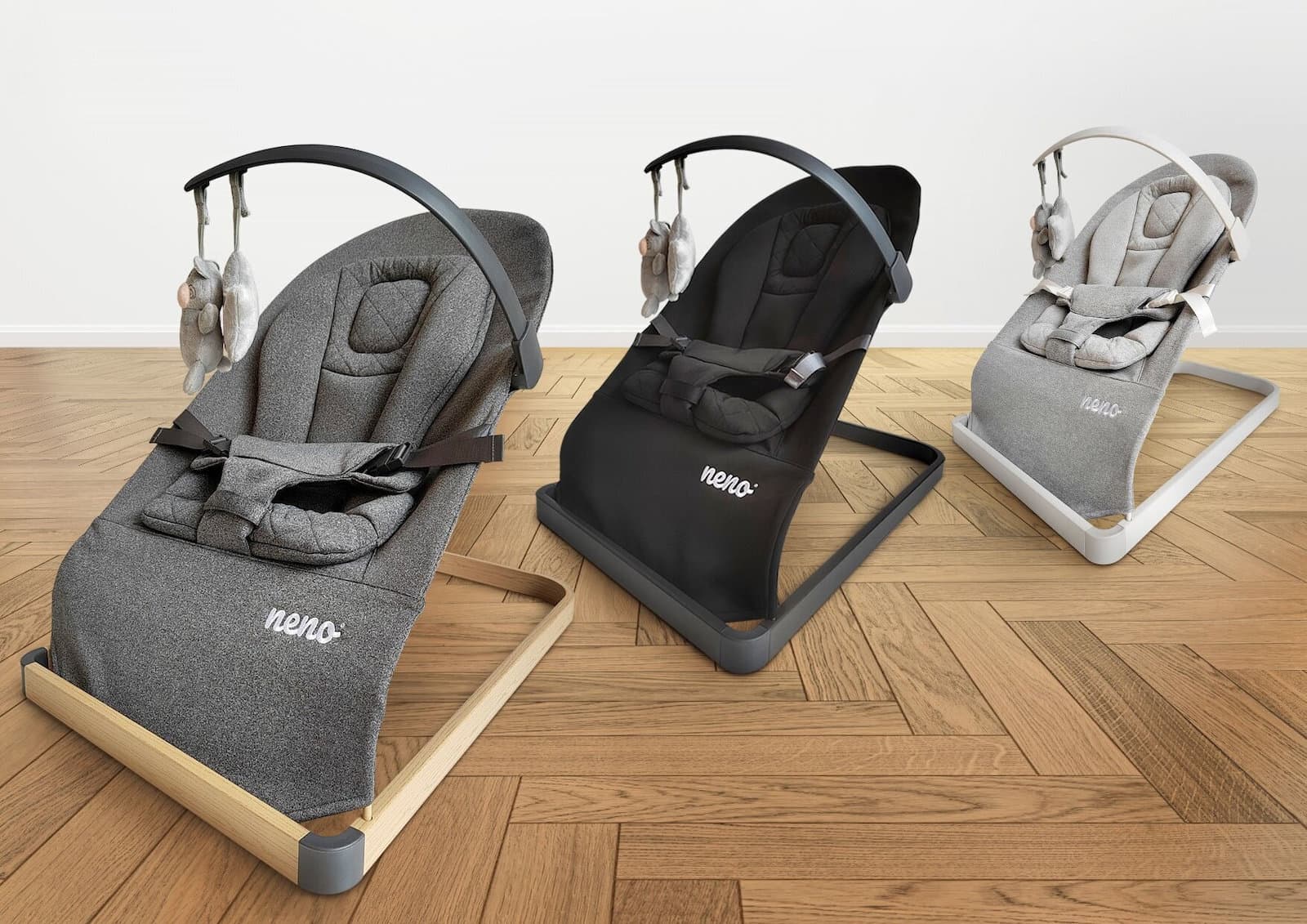 Neno Χειροκίνητο Relax Μωρού Γκρι για Παιδί έως 9kg 1990004 9