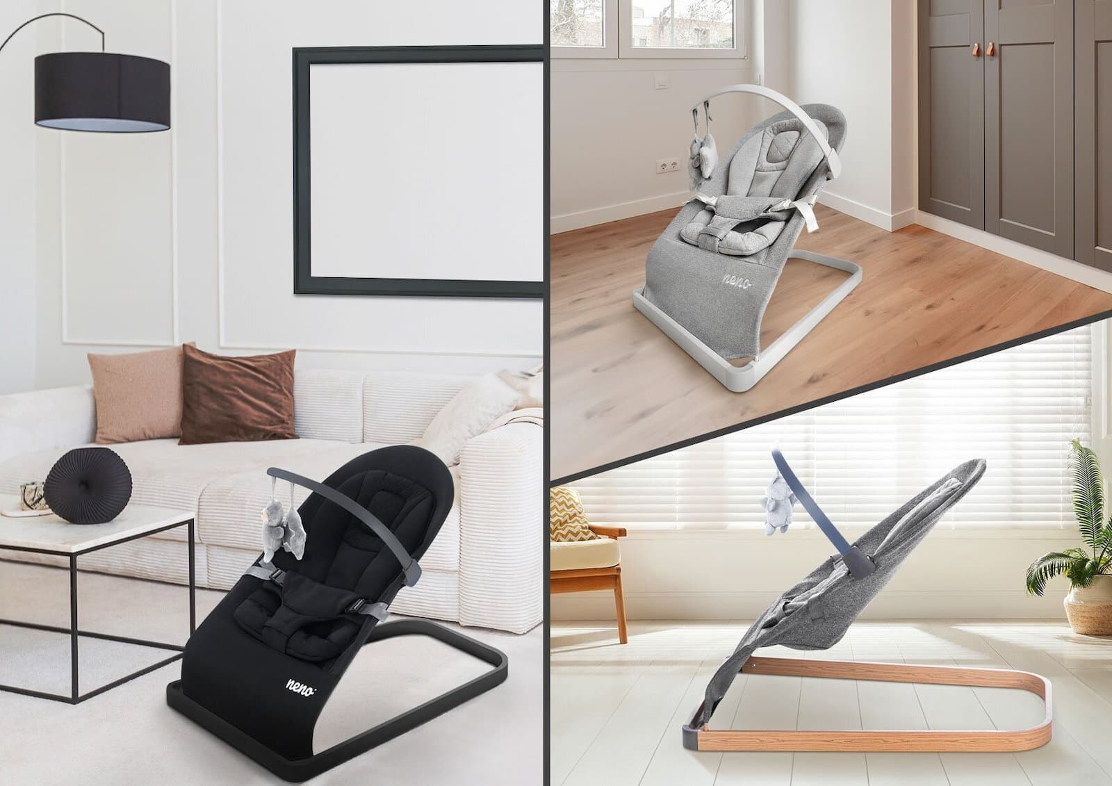 Neno Χειροκίνητο Relax Μωρού Γκρι για Παιδί έως 9kg 1990004 15