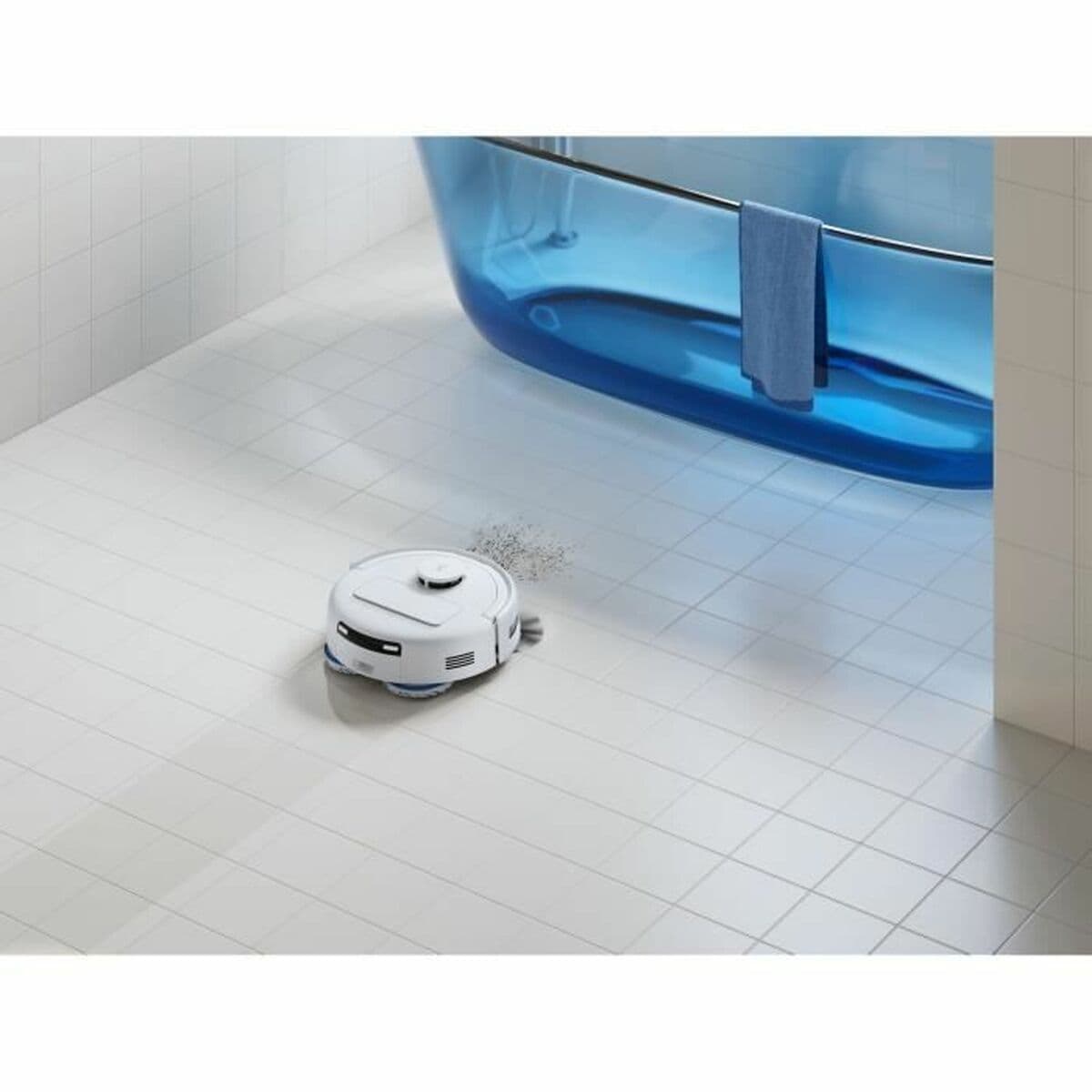Ecovacs Deebot Mini Σκούπα Ρομπότ με Χαρτογράφηση Laser & Απορρόφηση 9000Pa Λευκή 5