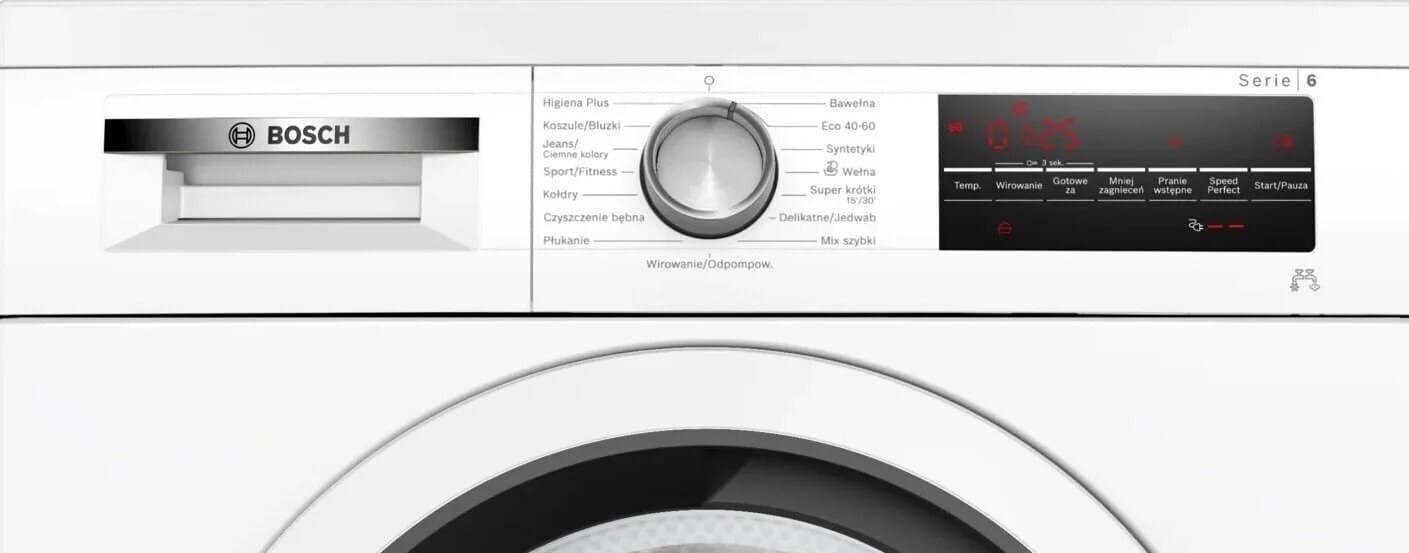 Bosch Πλυντήριο Ρούχων 9kg 1400 Στροφών Inox WUU28T10PL