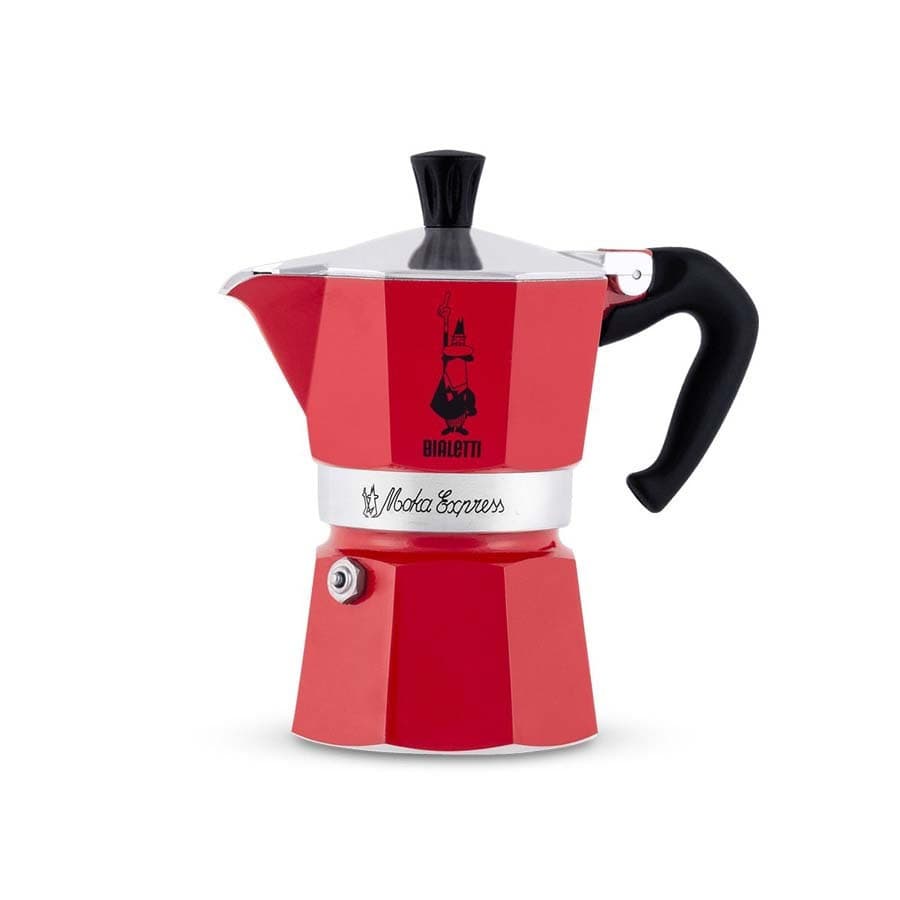 Bialetti Μπρίκι Espresso 1cups Κόκκινο 0004941 3
