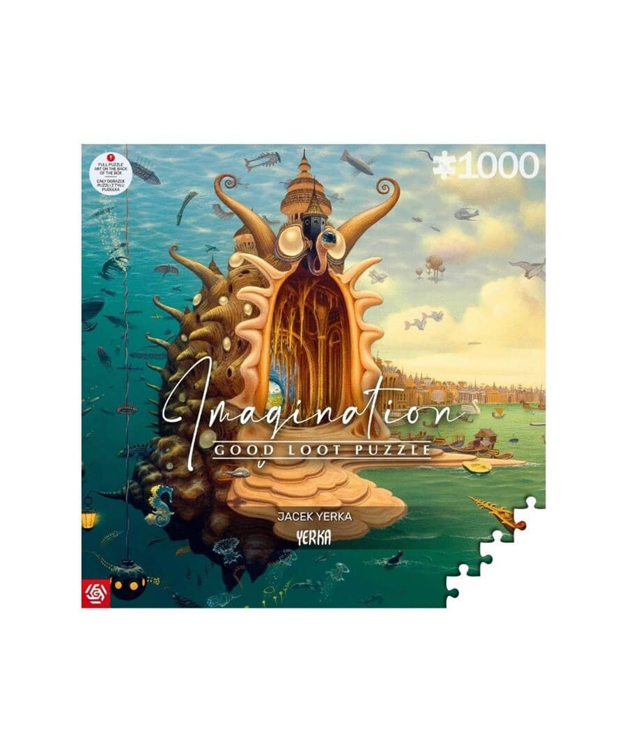 Good Loot Imagination Puzzle 2D Jacek Yerka Port / Harbor 1000pcs 3