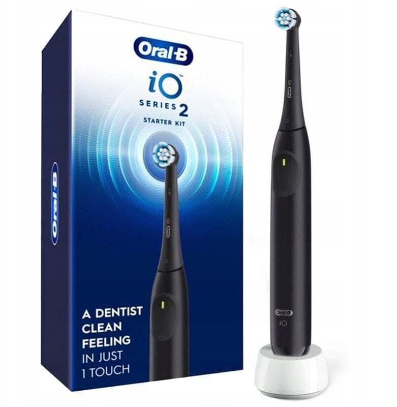 Oral-B Io 2 Ηλεκτρική Οδοντόβουρτσα με Αισθητήρα Πίεσης Μαύρη 4