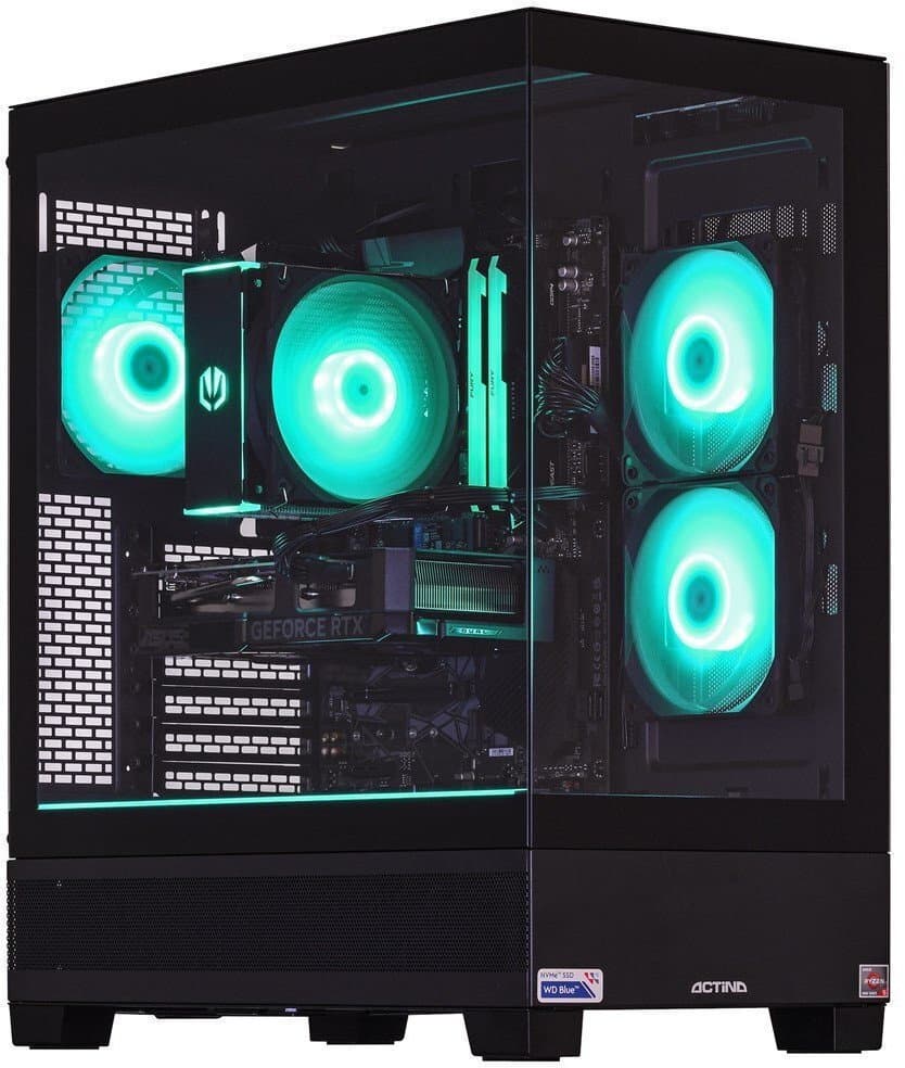 Actina Gaming Desktop PC (Ryzen 5-5600X/32GB DDR4/1.0TB SSD/GeForce RTX 5060/No OS) 3