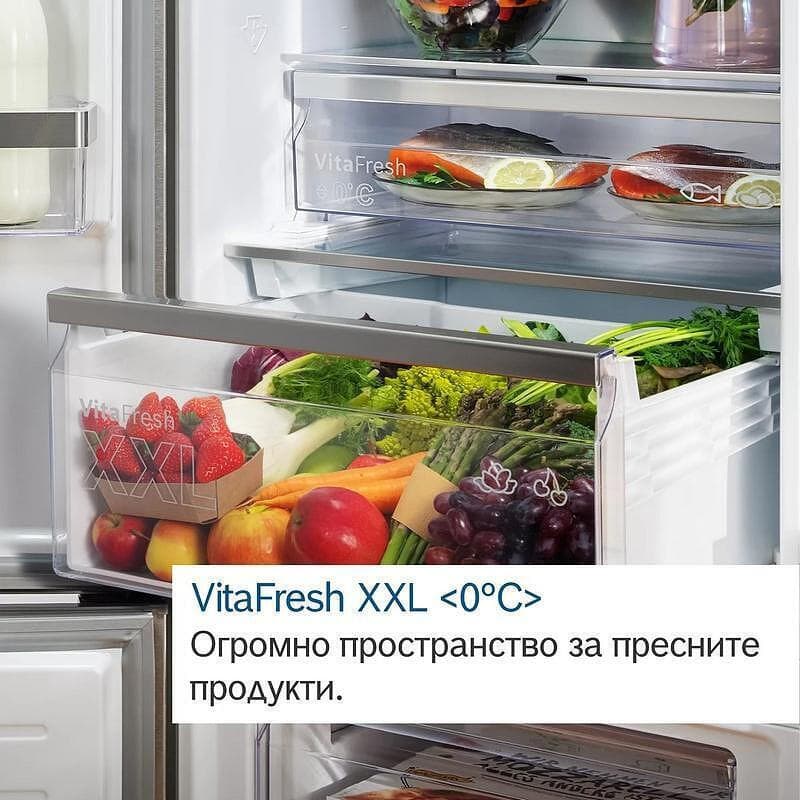 Bosch Ψυγειοκαταψύκτης 440lt Total NoFrost Υ203xΠ70xΒ66.7εκ. Inox KGN492IDF 14