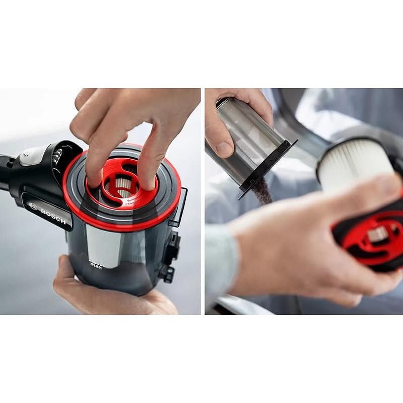 Bosch Unlimited 7 Επαναφορτιζόμενη Σκούπα 2 σε 1 Stick & Χειρός 18V Μαύρη 17
