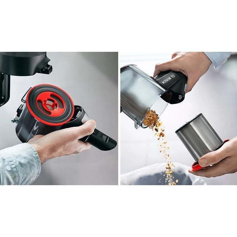 Bosch Unlimited 7 Επαναφορτιζόμενη Σκούπα 2 σε 1 Stick & Χειρός 18V Μαύρη 18