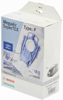 Πάνινες Σακούλες Σκούπας Bosch Siemens Original Type P Bbz41fp 6