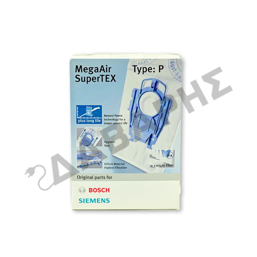 Πάνινες Σακούλες Σκούπας Bosch Siemens Original Type P Bbz41fp 7