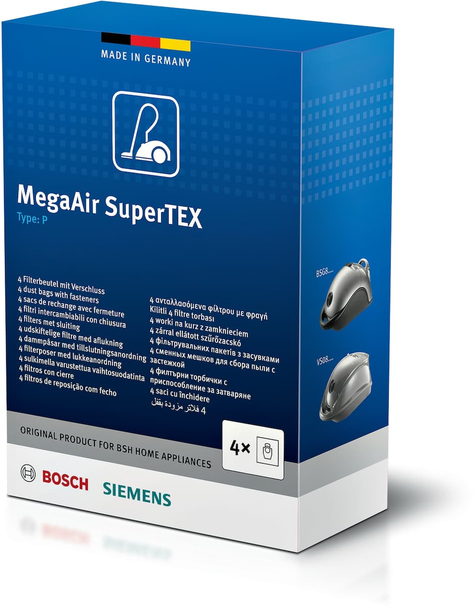 Πάνινες Σακούλες Σκούπας Bosch Siemens Original Type P Bbz41fp 4