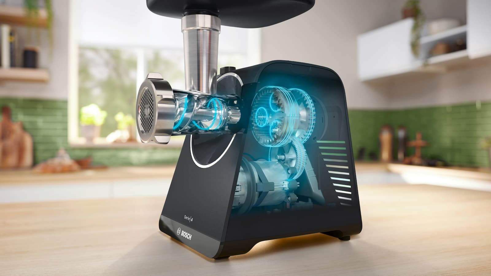 Bosch MFWS430B Μηχανή Άλεσης Κιμά 1900W Μαύρη 9