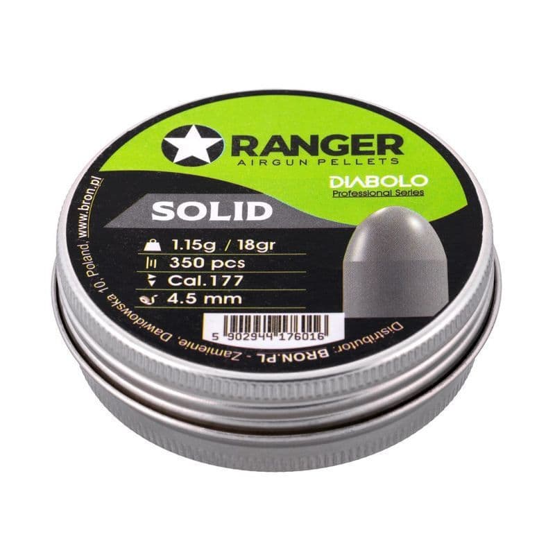 Shot 4.5 Mm Ranger Diabolo Professional Solid Semi-circular 350 Pcs 1.15 G 4