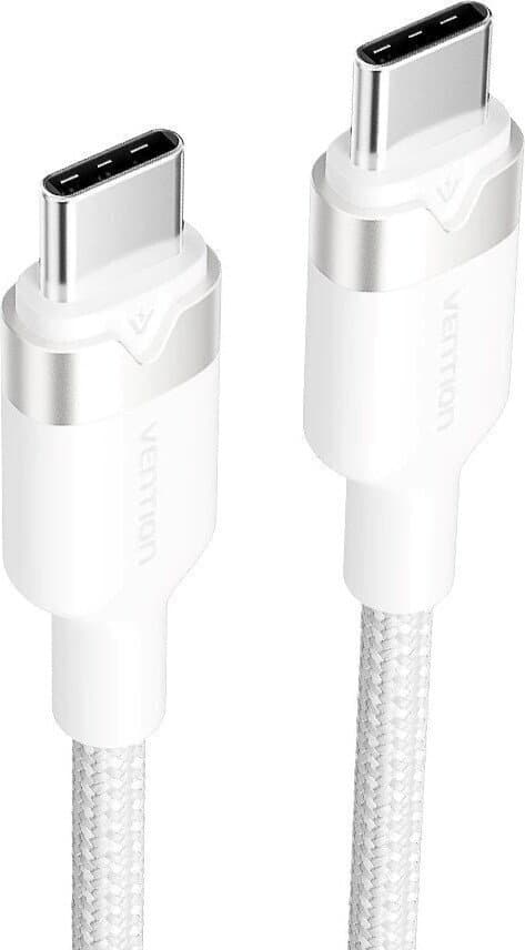 Vention USB 2.0 Cable USB-C male - USB-C 60W PD Λευκό 2m TRDWH