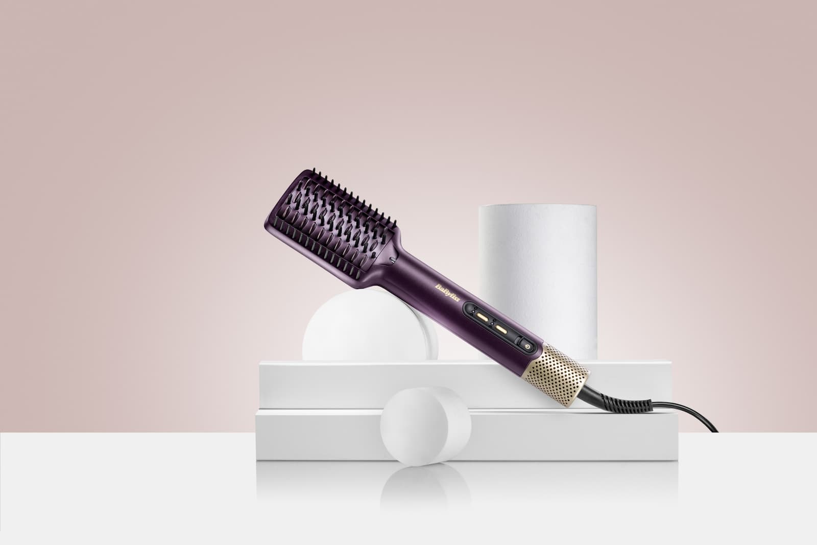 Babyliss Air Power Smooth Κεραμική Ηλεκτρική Βούρτσα με Αέρα για Ίσιωμα και Μπούκλες 900W 214720 21