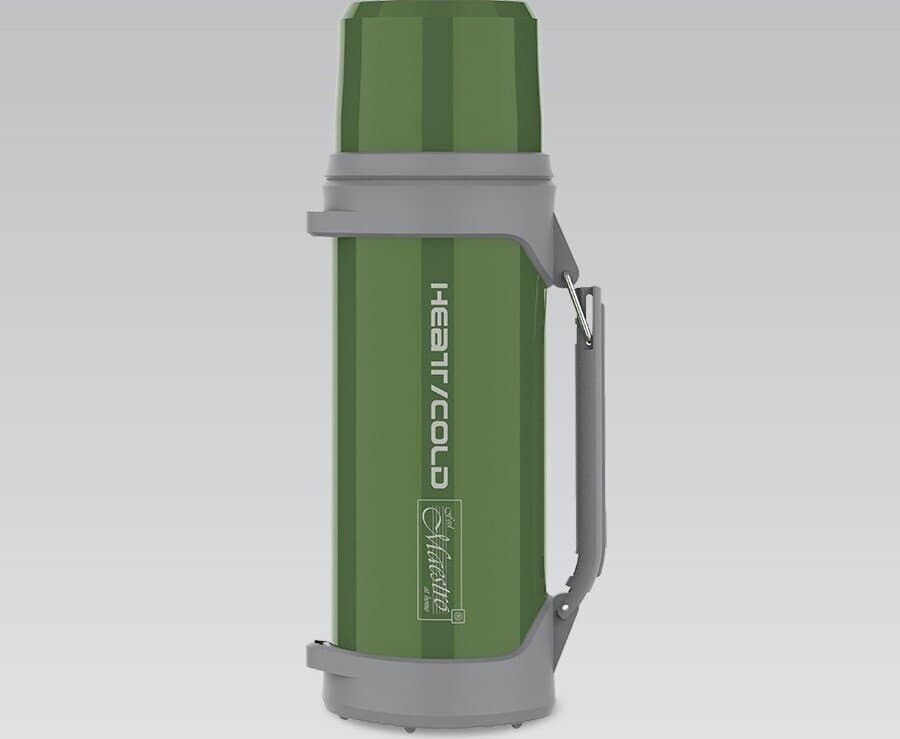 Maestro Μπουκάλι Θερμός Ανοξείδωτο / Πλαστικό 1.5lt Green με Λαβή MR-1631-150-GREEN 3