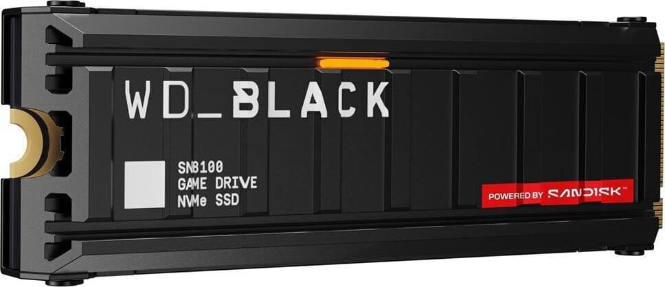 Western Digital SN8100 SSD 1TB τύπου M.2 με σύνδεση PCI Express 5.0 και Ψύκτρα WDS100T1XHM-00CMT0 3