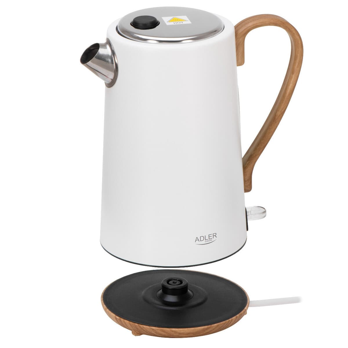 Adler Βραστήρας 1.7lt 2200W Λευκός AD 1352 6