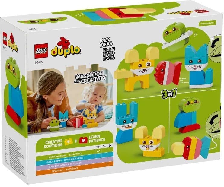 LEGO Duplo 3 in 1 Creative Cute Pets για 1.5+ Ετών 24τμχ 10477 2