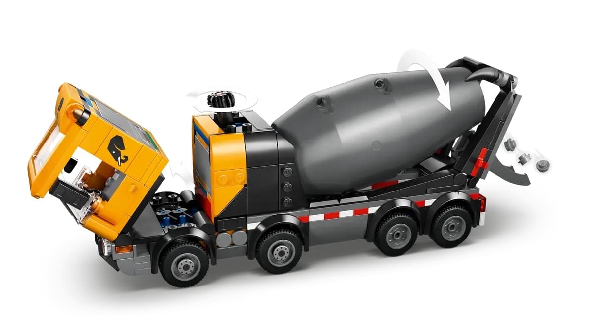 LEGO City Cement Mixer για 7+ Ετών 371τμχ 60478 5