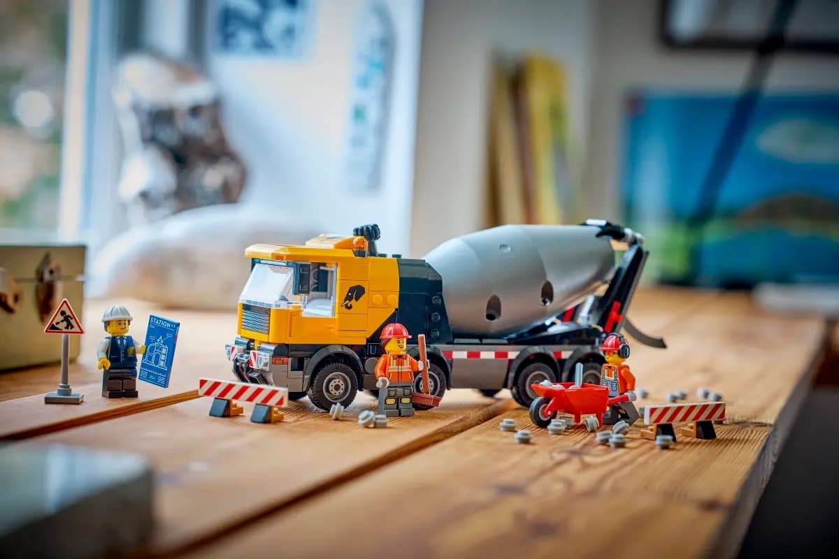 LEGO City Cement Mixer για 7+ Ετών 371τμχ 60478 9