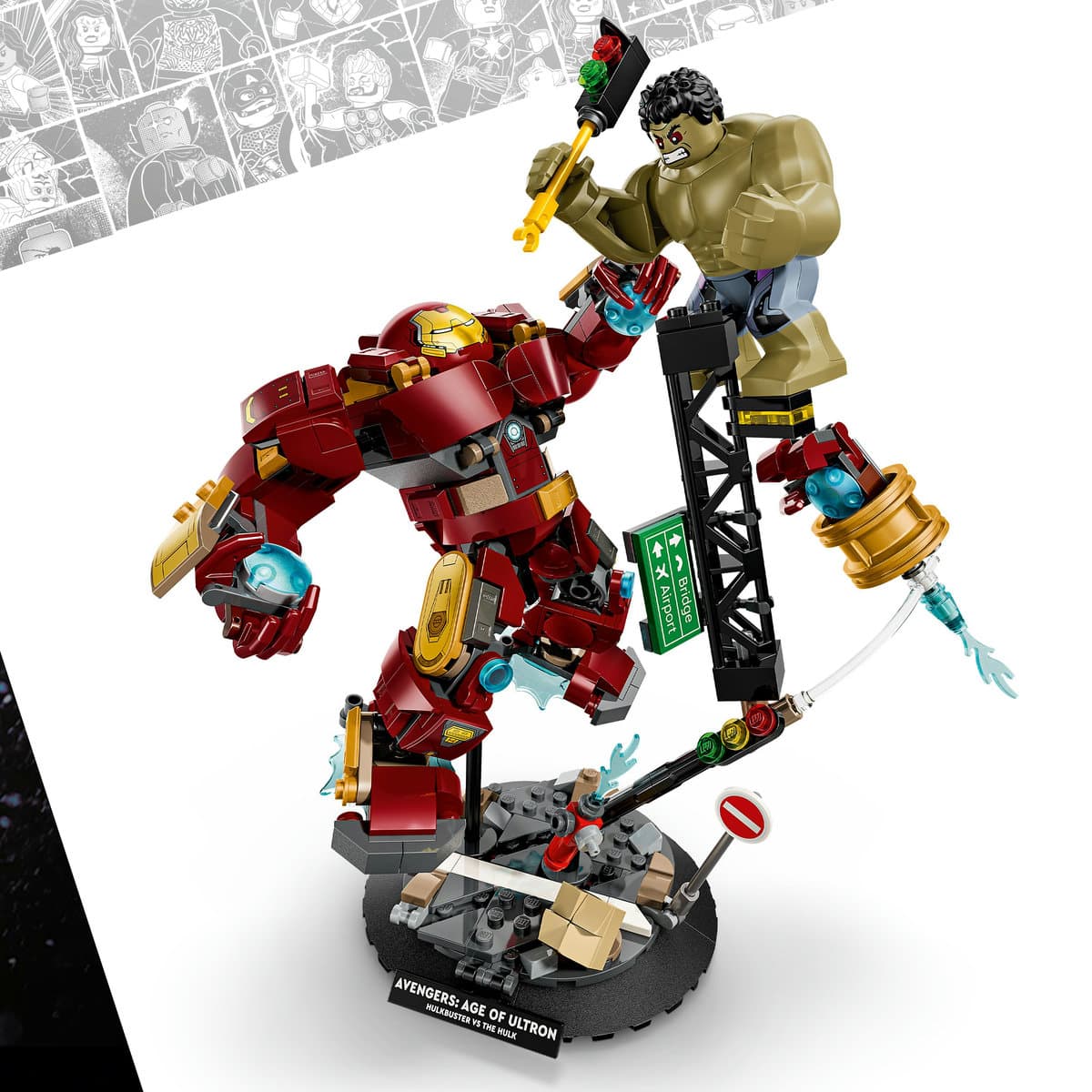 LEGO Marvel Epic Battle: Hulkbuster vs. The Hulk για 9+ Ετών 413τμχ 76343 10