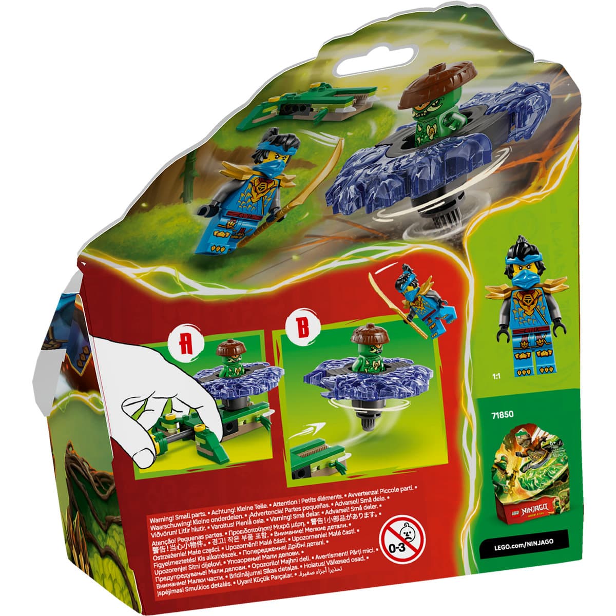LEGO Ninjago Nya vs. Mutation Monster Spinner για 6+ Ετών 49τμχ 71849 4