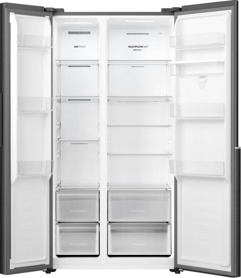 Gorenje Ψυγείο Ντουλάπα 541lt Total NoFrost Υ178.6xΠ91.1xΒ61.5εκ. Μαύρο Hzf55082 G400 10