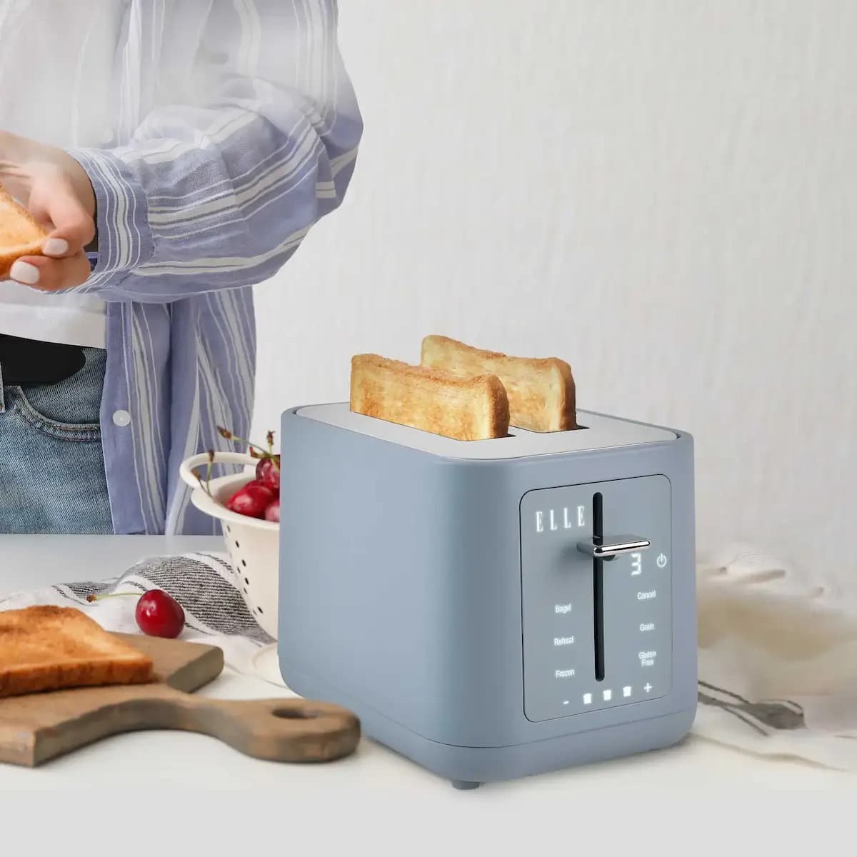 Φρυγανιέρα 2 Θέσεων 900W Μπλε 6