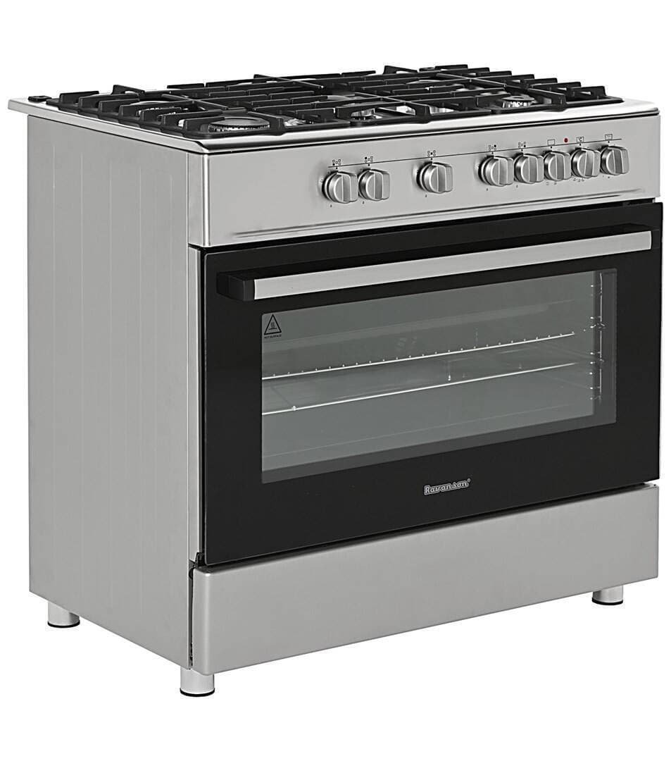 Ravanson Chef Modern Κουζίνα 110lt με Εστίες Υγραερίου Π90εκ. Inox 7