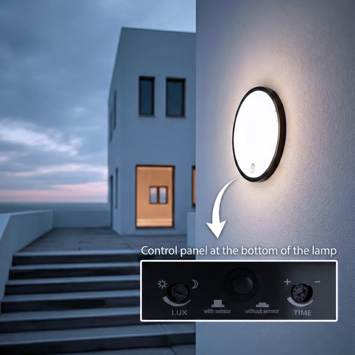 Maclean Energy Επιτοίχιο Εξωτερικό Φωτιστικό LED IP65 10W με Φυσικό Λευκό Φως MCE525 B