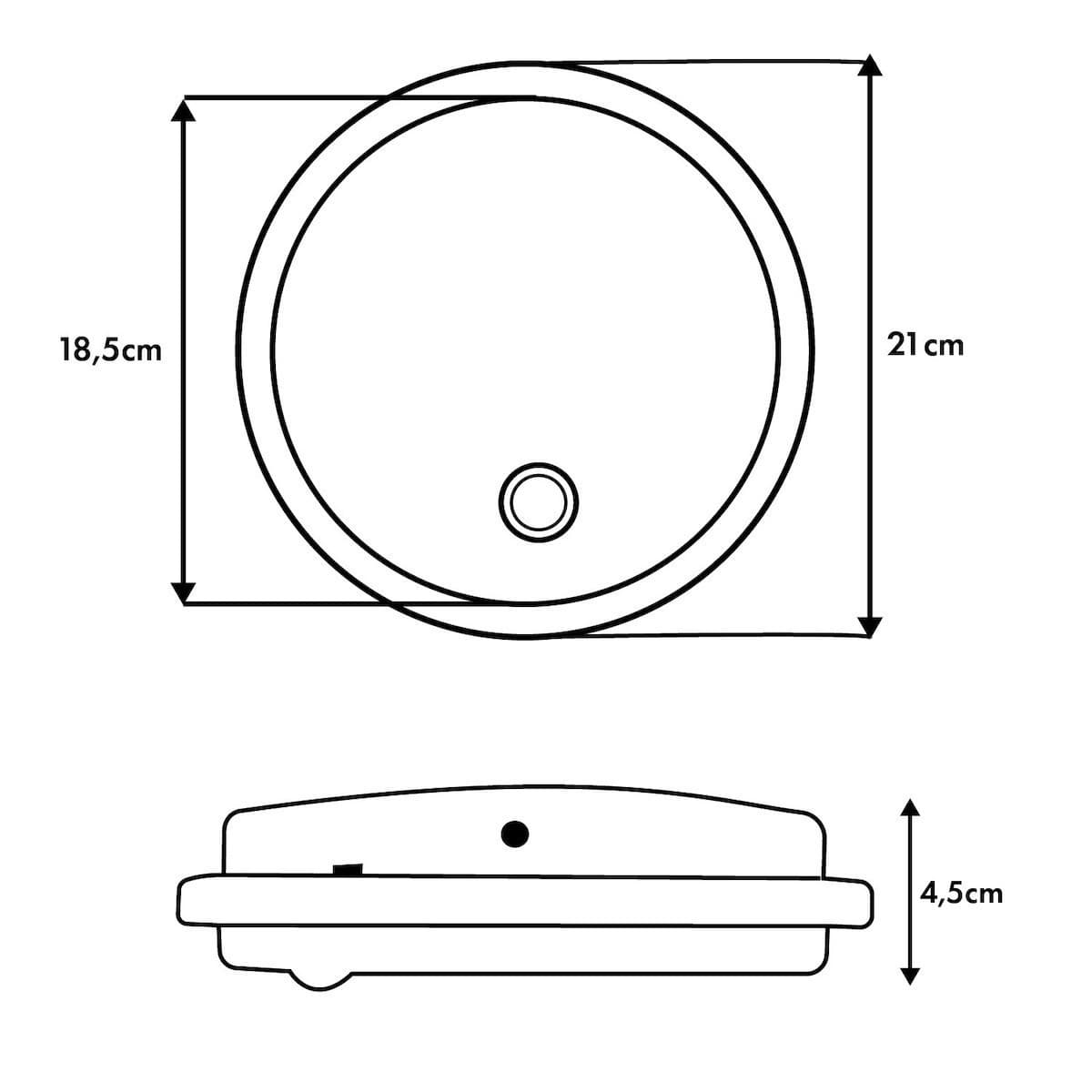 Maclean Energy Επιτοίχιο Εξωτερικό Φωτιστικό LED IP65 10W με Φυσικό Λευκό Φως MCE525 B 4